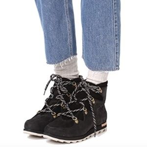 Sorel Sneakchic Alpine Waterproof Bootie in Black